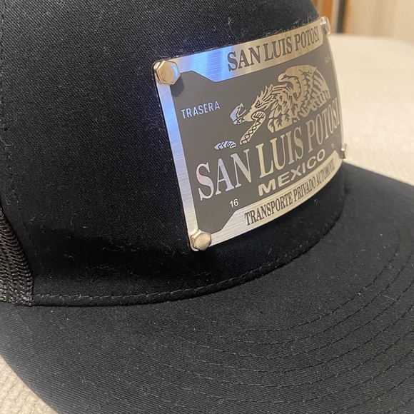 Black San Luis Potosi Trucker Hat Yupoong - Picture 11 of 11
